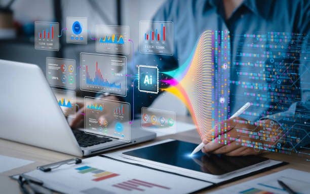 Analytics dashboard inside a SaaS product with charts and filters